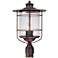 Franklin Iron Casa Mirada 19 3/4" Bronze 3-Light Outdoor Post Light