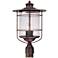 Franklin Iron Casa Mirada 19 3/4" Bronze 3-Light Outdoor Post Light