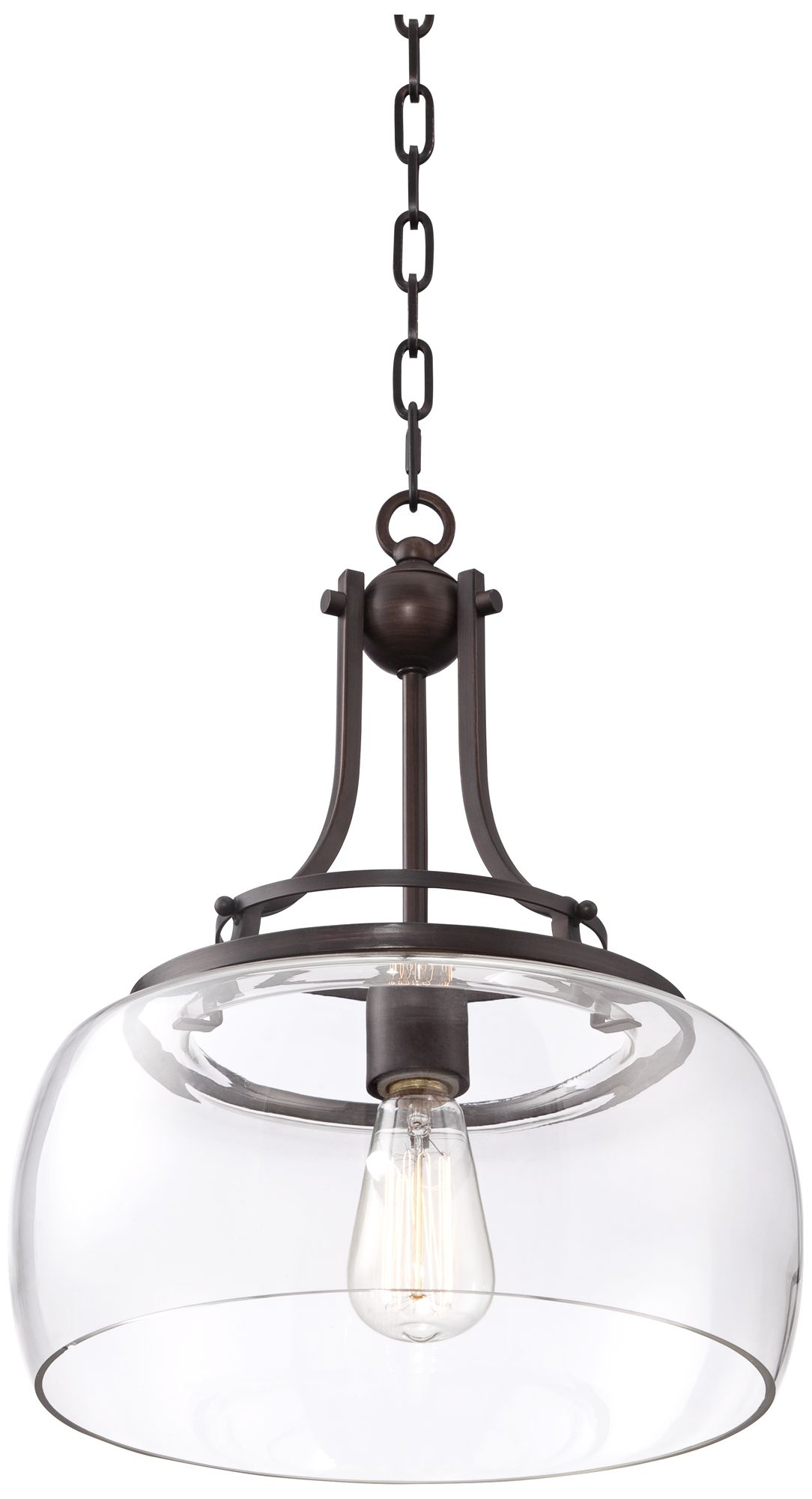 Charleston Bronze Pendant