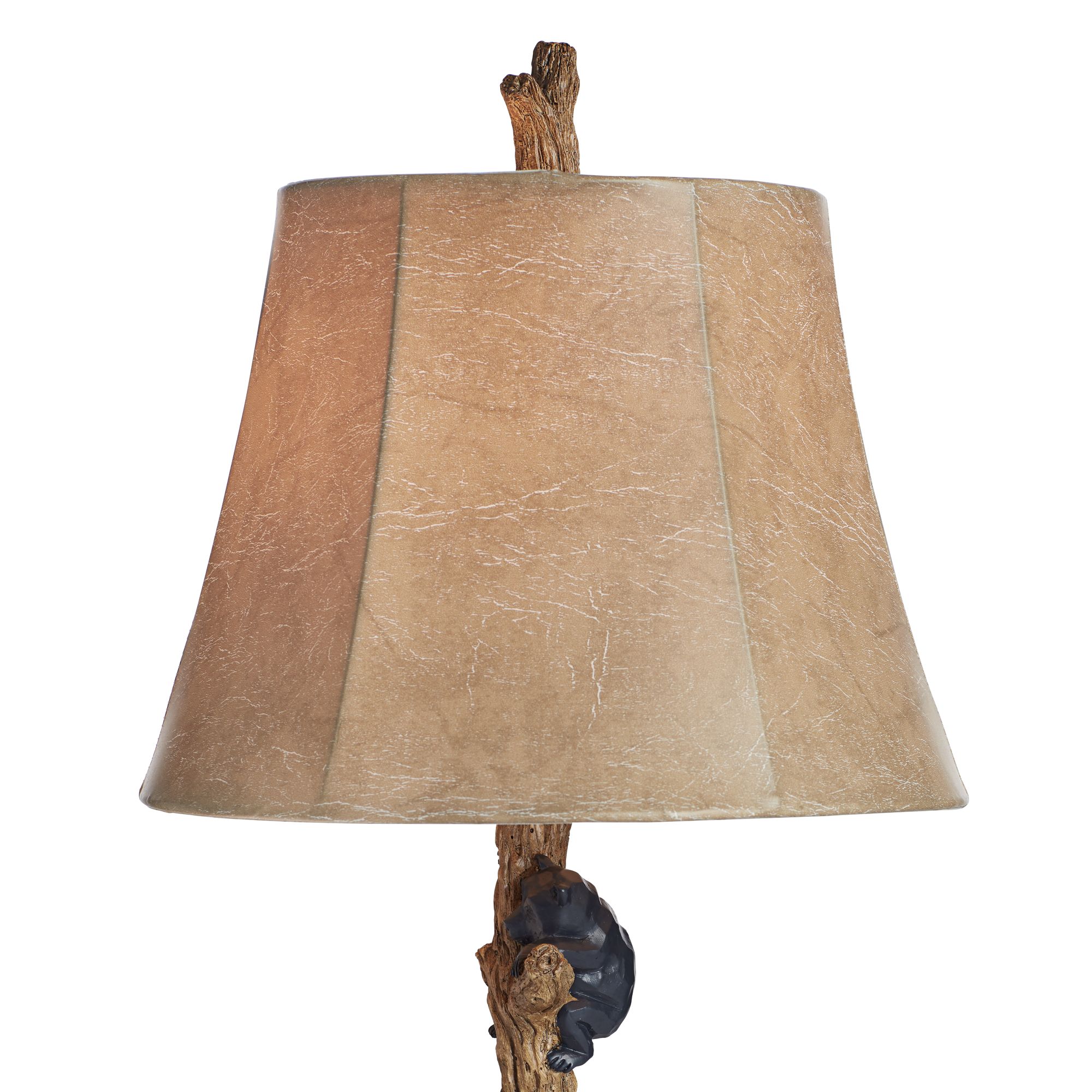 Image 3 Franklin Iron Climbing Bears 22 1/2" Rustic USB Table Lamps Set of 2 more views
