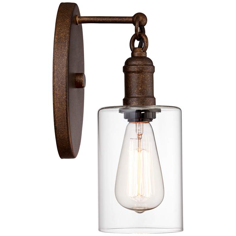 Image 6 Franklin Iron Cloverly 11 3/4" High Bronze LED Wall Sconce Set of 2 more views