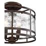 Thumbnail3 of Franklin Iron Elwood 13 1/4" Oil-Rubbed Bronze 4-Light Ceiling Light more views