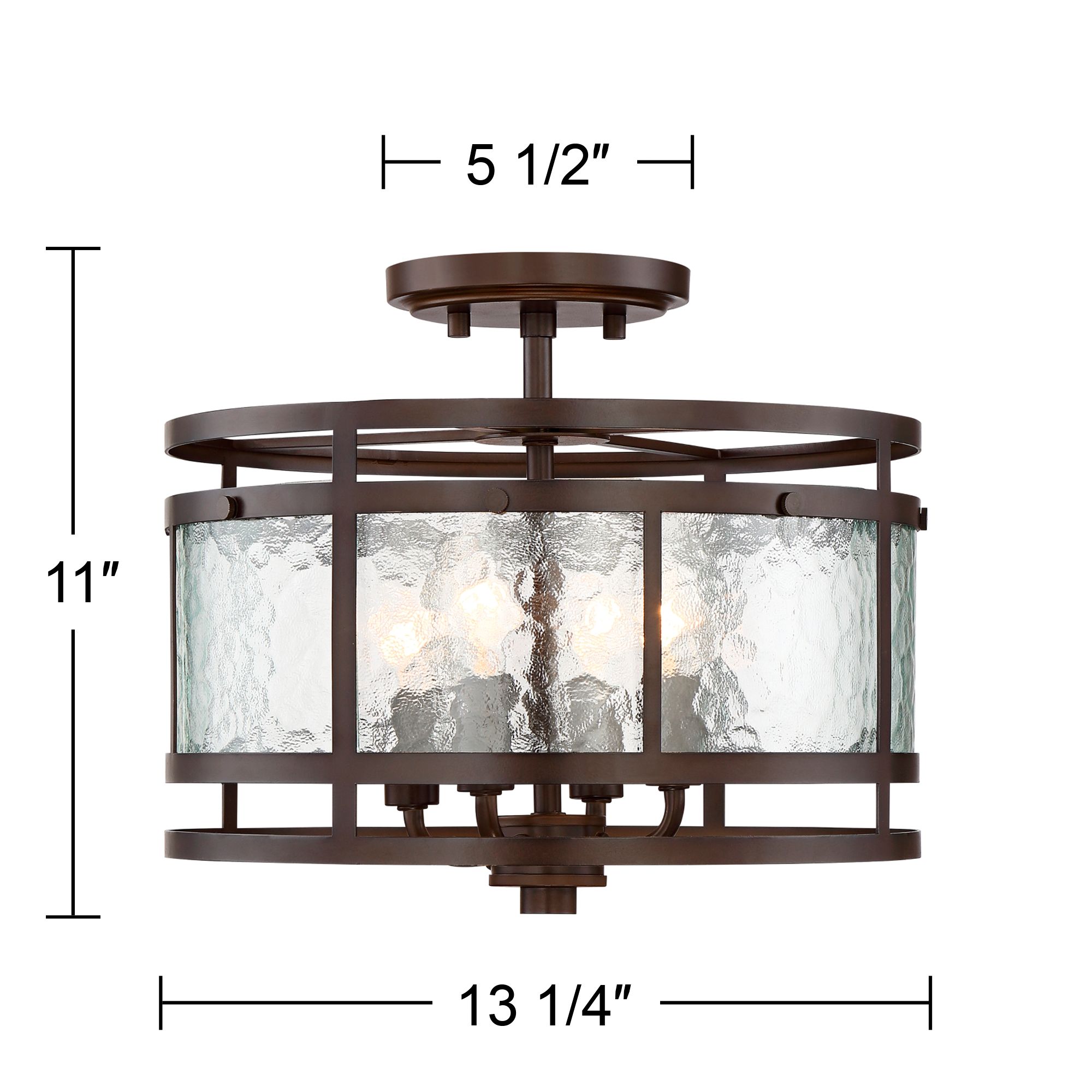Watch A Video About the Franklin Iron Elwood Oil-Rubbed Bronze 4 Light Ceiling Light