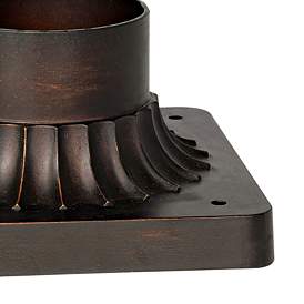 Image2 of Franklin Iron Fallbrook 15 3/4" Bronze Post Light with Pier Mount more views