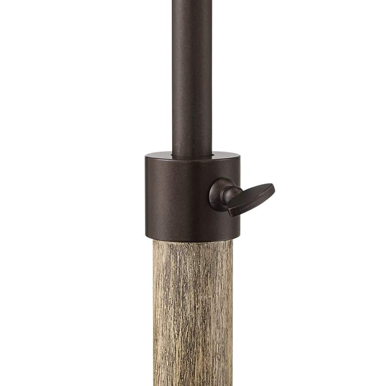Image 4 Franklin Iron Ferris Adjustable Bronze Pharmacy Floor Lamp with USB Dimmer more views
