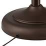6_Franklin Iron Ferris Adjustable Bronze Pharmacy Floor Lamp with USB Dimmer more views