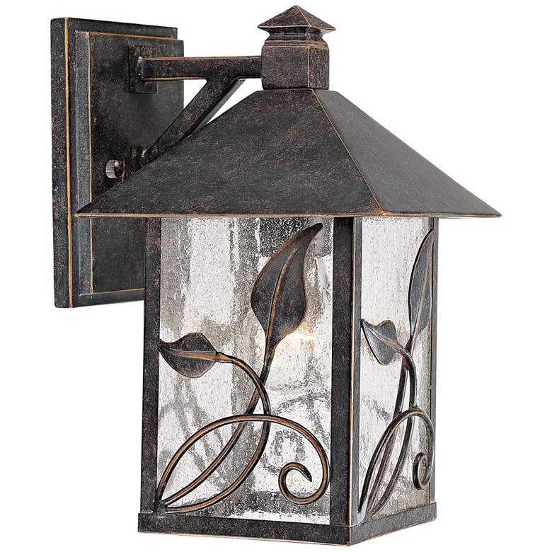 Image 3 Franklin Iron French Garden 10 1/2 inch High Bronze Outdoor Wall Light