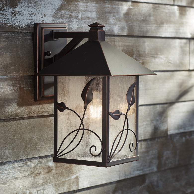 Image 3 Franklin Iron French Garden 12 1/2" Bronze Outdoor Wall Light Set of 2 more views