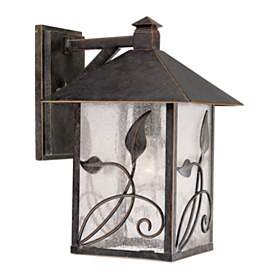 Image3 of Franklin Iron French Garden 12 1/2" High Bronze Outdoor Wall Light
