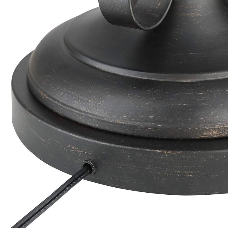 Image 5 Franklin Iron Gardena 70" Amber Glass 3-Light Floor Lamp with Riser more views