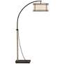Watch A Video About the Gentry Oil-Rubbed Bronze 2 Light Downbridge Arc Floor Lamp