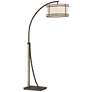 Watch A Video About the Gentry Oil-Rubbed Bronze 2 Light Downbridge Arc Floor Lamp