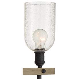 Image4 of Franklin Iron Giddeon 72 1/2" Faux Wood Rustic 3-Light Tree Floor Lamp more views