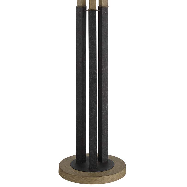 Image 6 Franklin Iron Giddeon 72 1/2" Faux Wood Rustic 3-Light Tree Floor Lamp more views