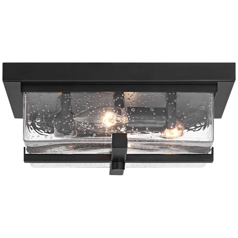 Image 6 Franklin Iron Grambling 11 3/4" Rustic Black 4-Light Ceiling Light more views