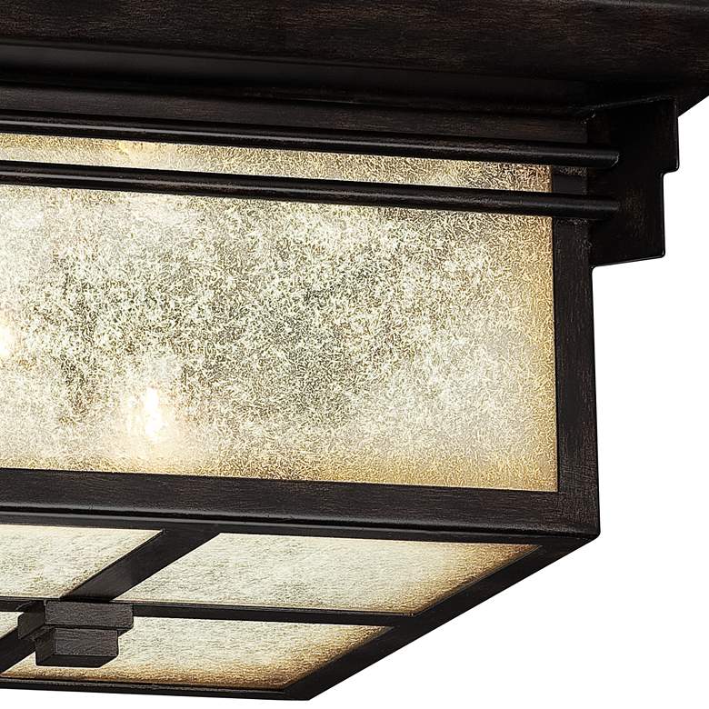 Image 4 Franklin Iron Hickory Point 15 inch Wide Bronze Outdoor Ceiling Light more views