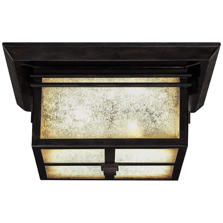 Image 5 Franklin Iron Hickory Point 15" Wide Bronze Outdoor Ceiling Light more views