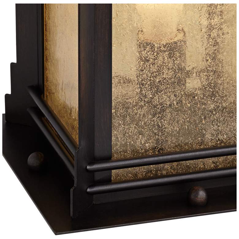 Image 5 Franklin Iron Hickory Point 16 1/2" Bronze Outdoor Pier Mount Light more views