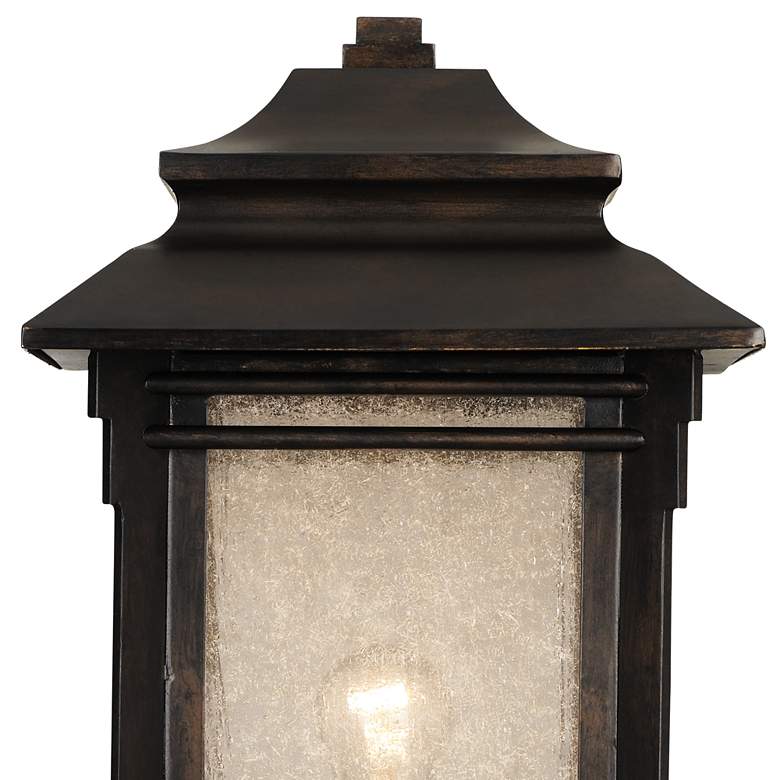Image 3 Franklin Iron Hickory Point 21 1/2" High Bronze Outdoor Post Light more views