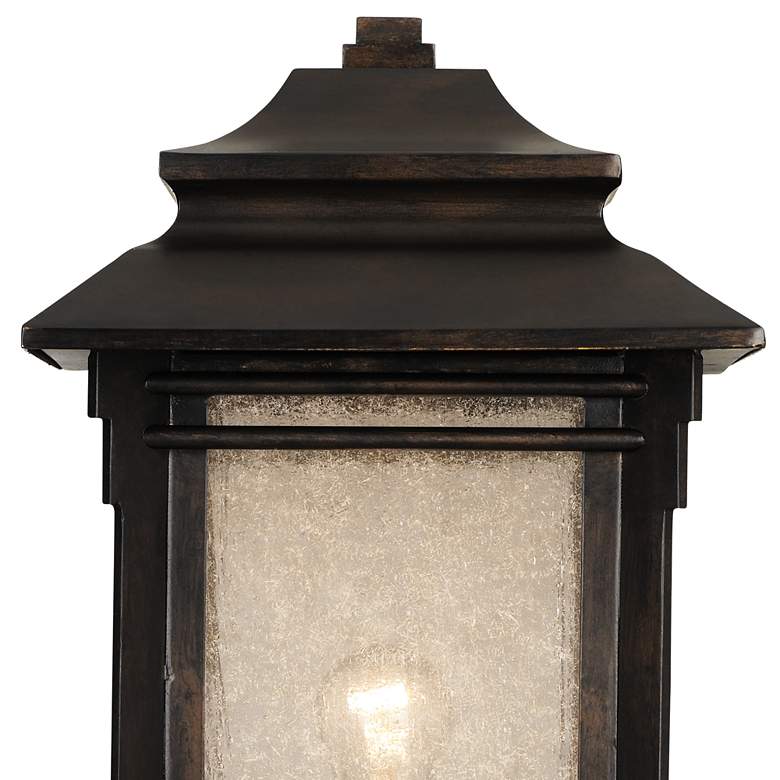 Image 4 Franklin Iron Hickory Point 21 1/2" High Bronze Outdoor Post Light more views