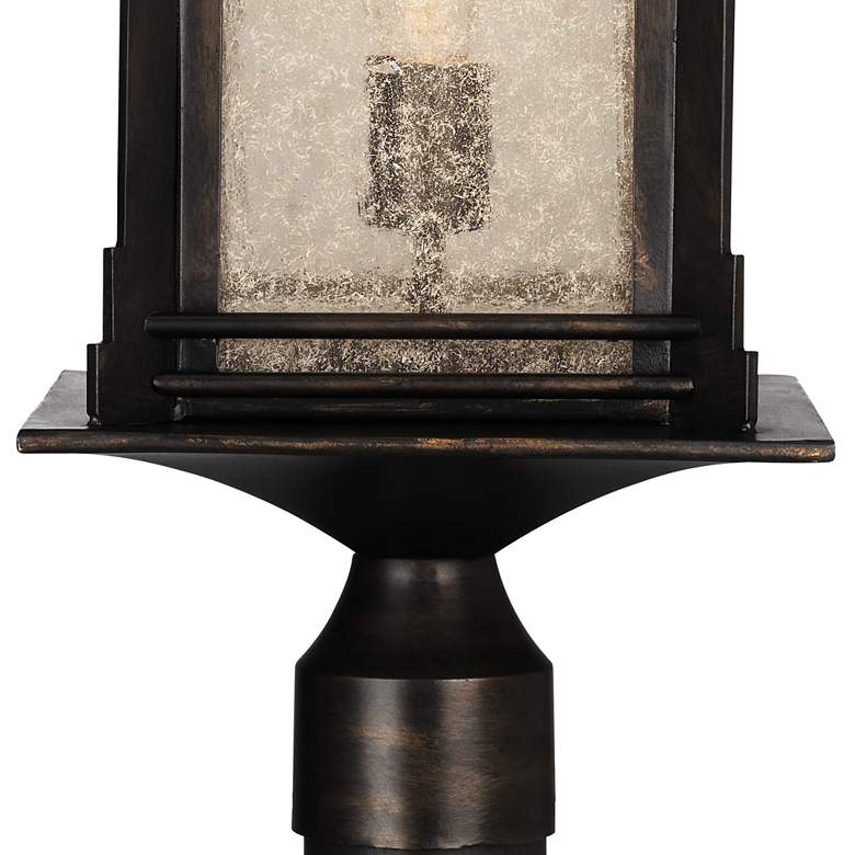 Image 4 Franklin Iron Hickory Point 21 1/2" High Bronze Outdoor Post Light more views