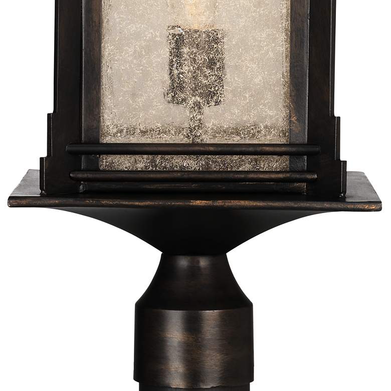 Image 5 Franklin Iron Hickory Point 21 1/2" High Bronze Outdoor Post Light more views