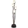 1_Franklin Iron Jareth 77 1/2" Tulip Glass Floor Lamp with Black Riser