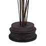3_Franklin Iron Jareth 77 1/2" Tulip Glass Floor Lamp with Black Riser more views