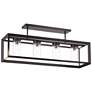 3_Franklin Iron Ketler 34 3/4" Wide Oiled Bronze 4-Light Ceiling Light