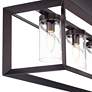 4_Franklin Iron Ketler 34 3/4" Wide Oiled Bronze 4-Light Ceiling Light more views