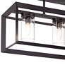 5_Franklin Iron Ketler 34 3/4" Wide Oiled Bronze 4-Light Ceiling Light more views