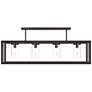 7_Franklin Iron Ketler 34 3/4" Wide Oiled Bronze 4-Light Ceiling Light more views
