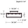Watch A Video About the Ketler Oiled Bronze 4 Light Ceiling Light