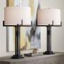 1_Franklin Iron Madrid 31 1/2" Industrial Modern Table Lamps Set of 2