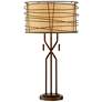 Franklin Iron Marlowe 28 3/4" Woven Metal Table Lamp with USB Dimmer