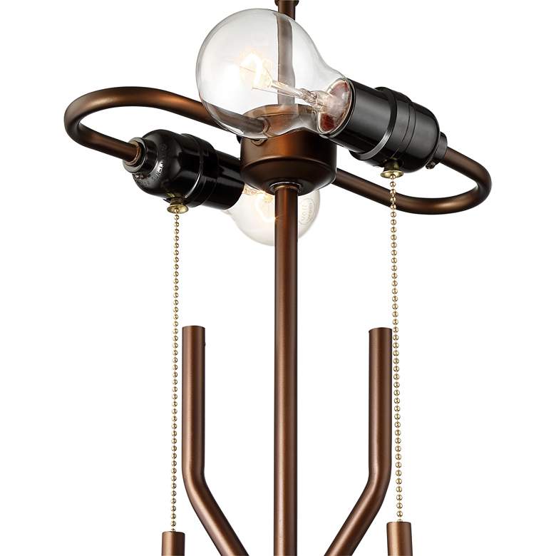 Image 6 Franklin Iron Marlowe 28 3/4" Woven Metal Table Lamp with USB Dimmer more views