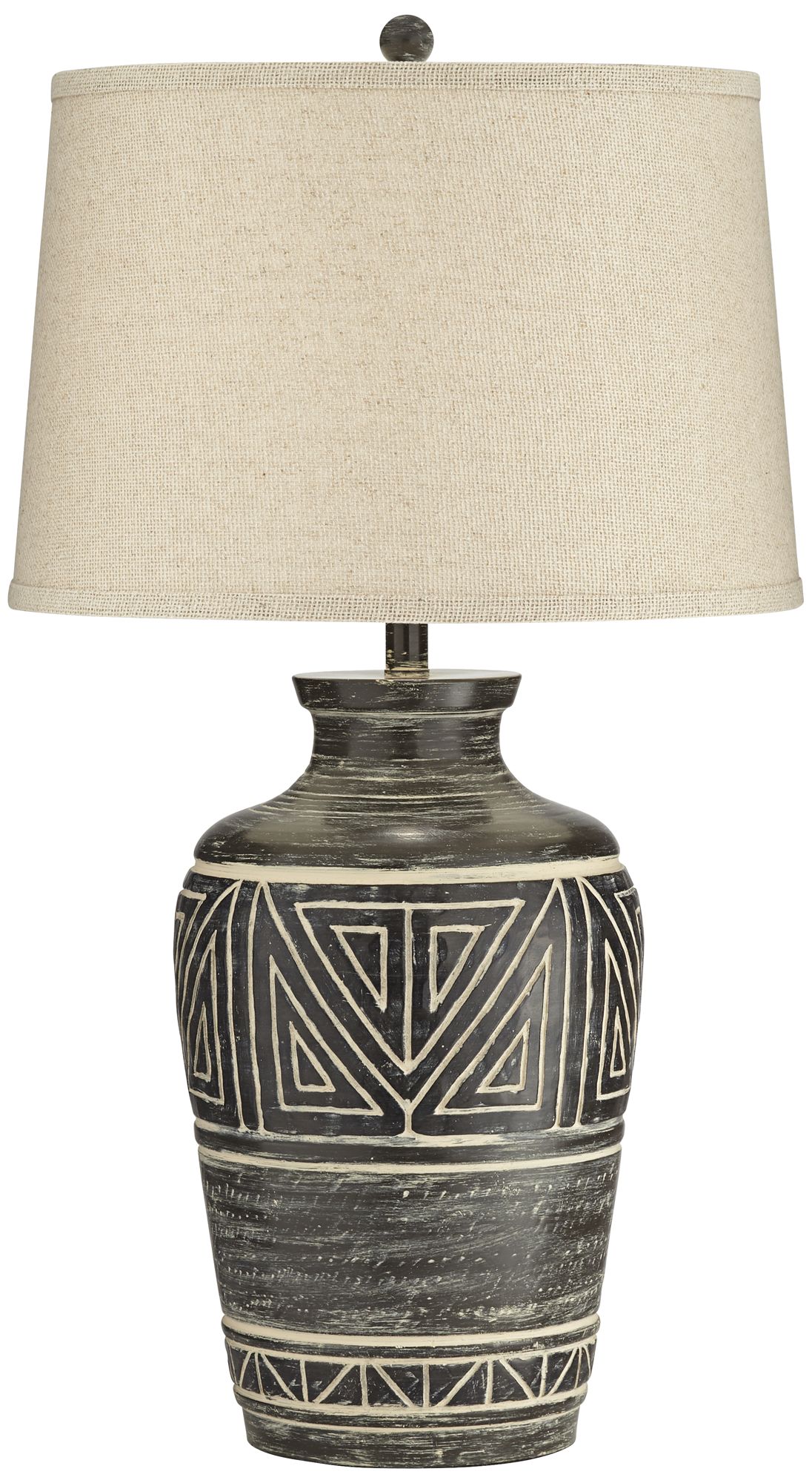 Image 3 Franklin Iron Miguel 32" Earth Tone Rustic Jar Southwest Table Lamp
