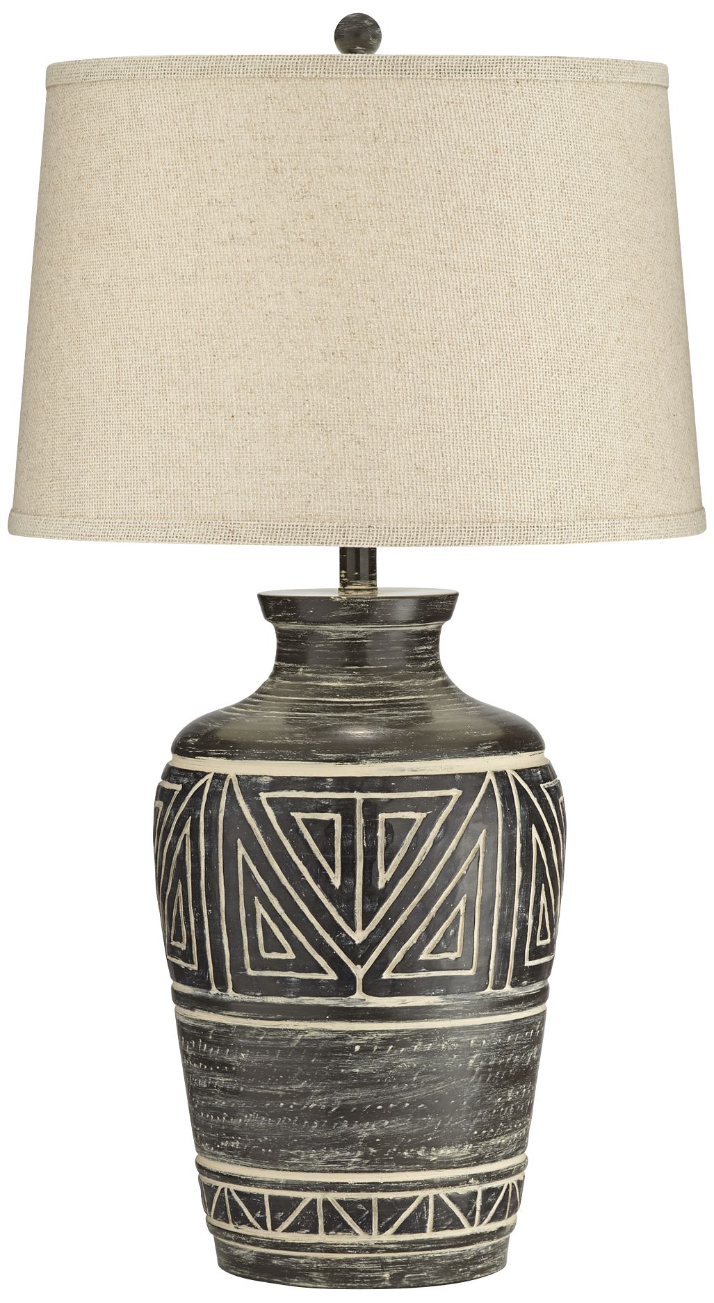 Image 3 Franklin Iron Miguel 32" Southwest Rustic Table Lamp with USB Dimmer