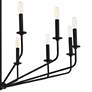 Thumbnail4 of Franklin Iron Milanese 37 1/2" Black 12-Light Candelabra Chandelier more views