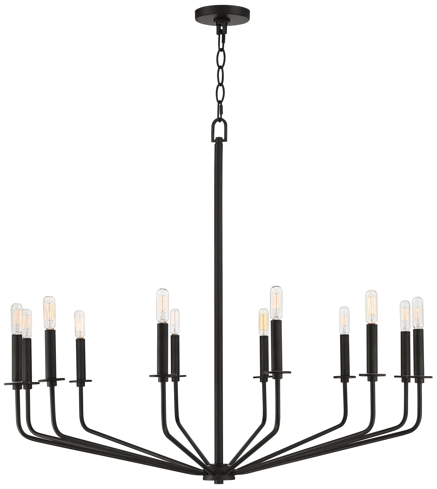 Watch A Video About the Franklin Iron Milanese Black 12 Light Candelabra Chandelier
