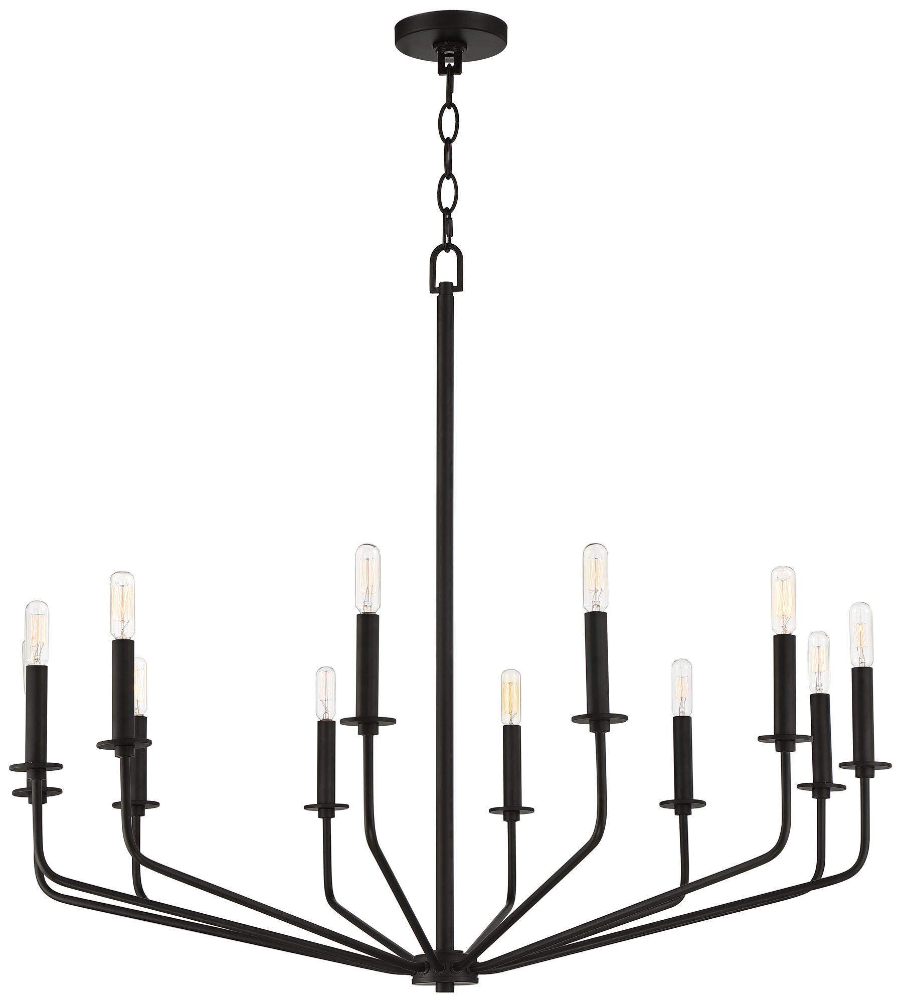 Watch A Video About the Franklin Iron Milanese Black 12 Light Candelabra Chandelier