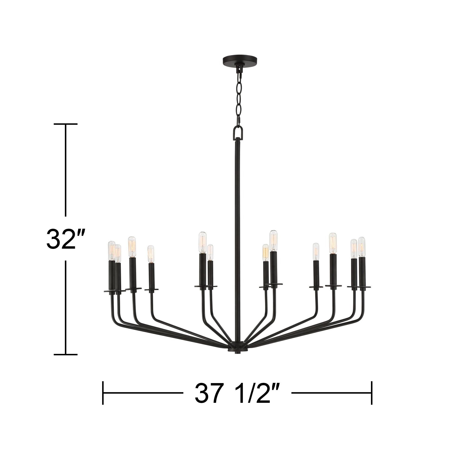 Watch A Video About the Franklin Iron Milanese Black 12 Light Candelabra Chandelier