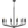 Watch A Video About the Franklin Iron Milanese Black 12 Light Candelabra Chandelier