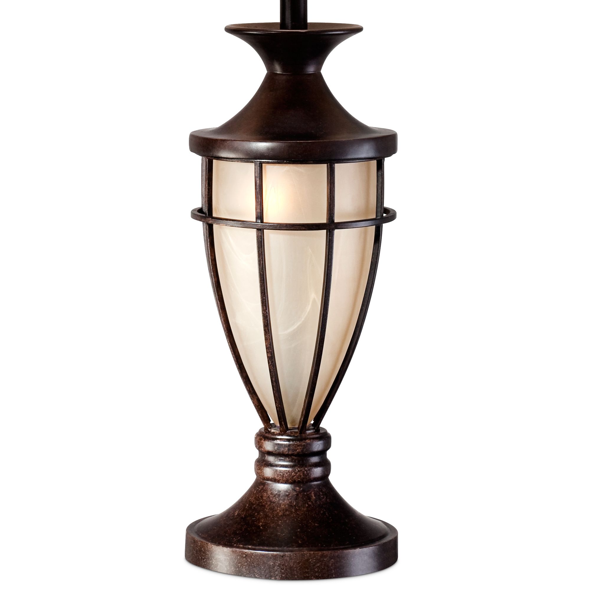 Image 5 Franklin Iron Mission Cage 33" Night Light Urn Table Lamps Set of 2 more views