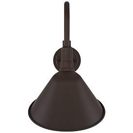 Image5 of Franklin Iron Neihart 18 1/4" Rustic Bronze RLM Outdoor Wall Light more views