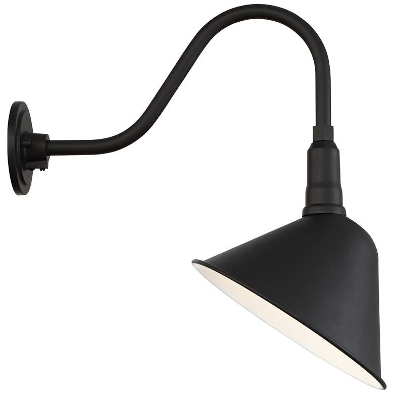 Image 7 Franklin Iron Neihart 18 inch High Rustic Black RLM Outdoor Wall Light more views
