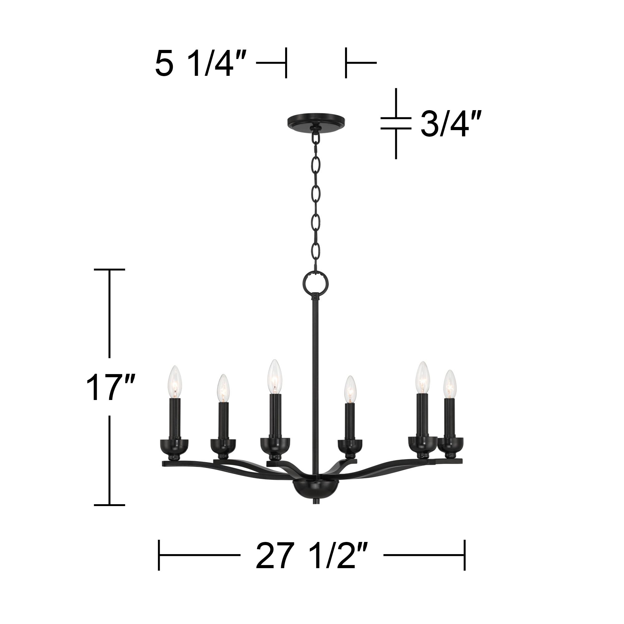 Watch A Video About the Franklin Iron Norwell Semi Gloss Black 6 Light Chandelier