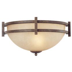 Franklin Iron Oak Valley 14 1/2&quot; Wide Scavo Glass Pocket Wall Sconce