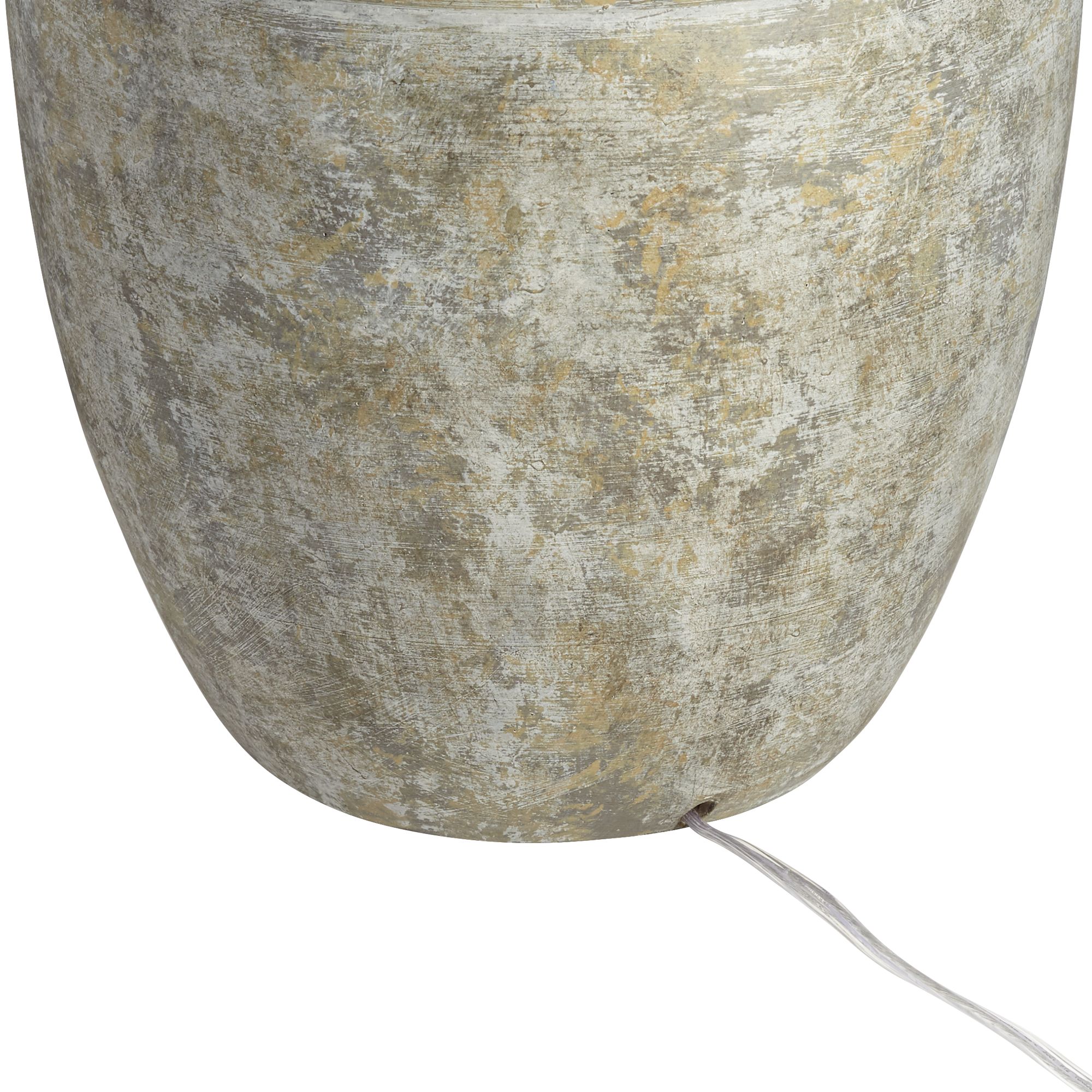 Image 5 Franklin Iron Otero 27" Mottled Stone Finish Rustic Jug Table Lamp more views