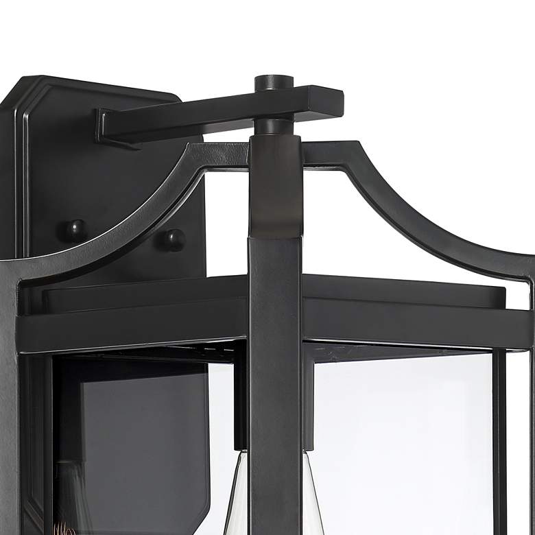 Image 3 Franklin Iron Rockford 16 1/4" High Black Outdoor Wall Light more views